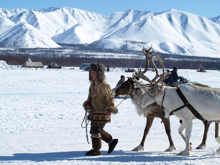 Young reindeer herder